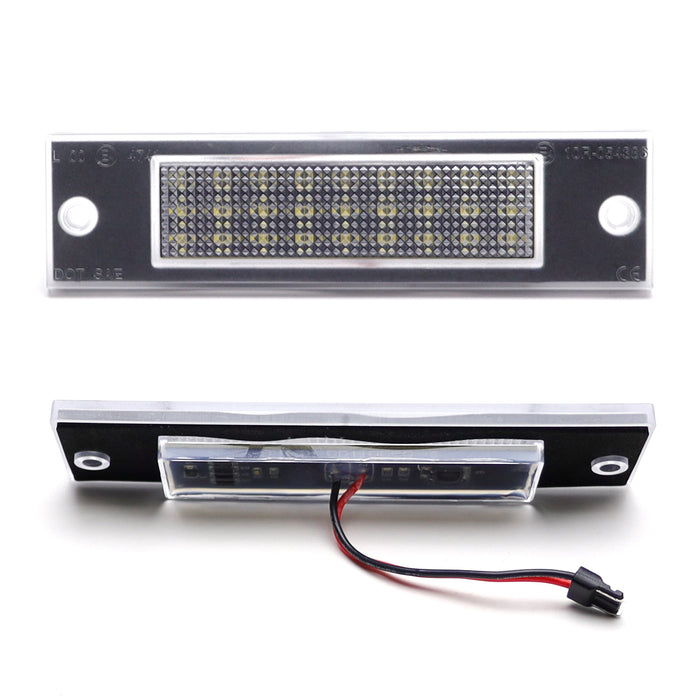 White Full LED License Plate Light For Durango Intrepid 300M Sebring Liberty etc
