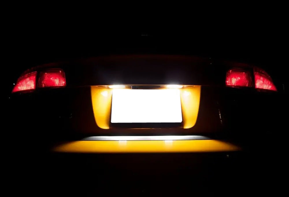 Xenon White 18-SMD Full LED License Plate Lights For Audi 80/90/100/A6 (B4, C4)