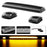 Black-Out Amber Full Strip 3D LED Cab Roof Light Kit For 20+ Silverado Sierra HD
