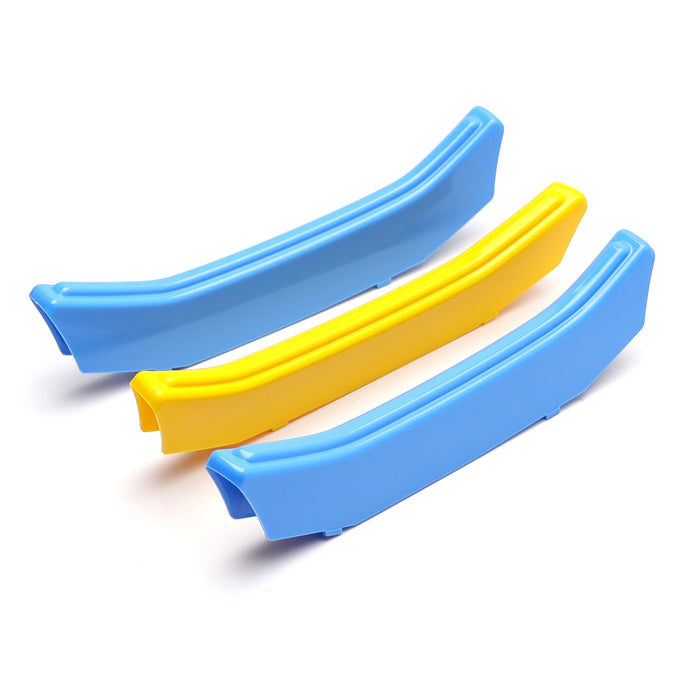 Sweden Flag Color Grille Decoration Insert Trims For 2021-up Facelift Volvo S90
