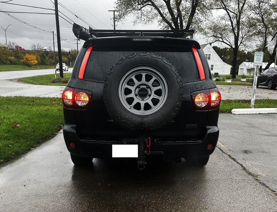 Smoked Lens LED Rear Pillar Fit Tail/Brake Light Bars For 2007-21 Toyota Sequoia