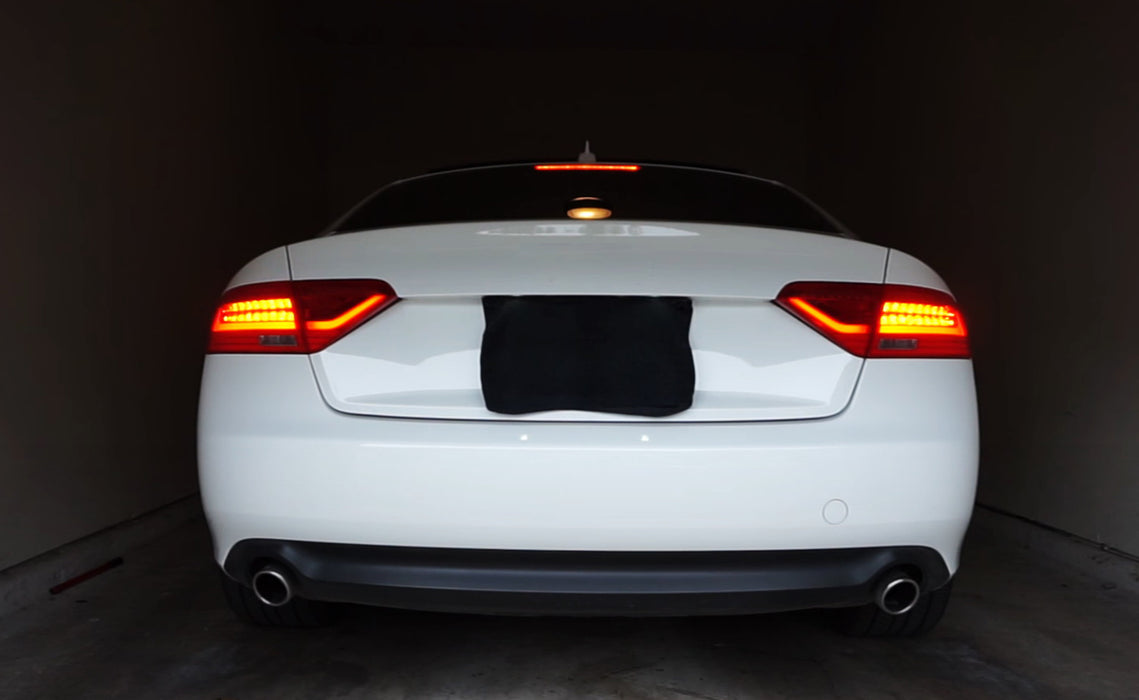 Red LED Rear Windshield High Mount Third Brake Light Bar For 17-24 Audi A4 S4 B9