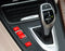 4pc M-Sport Red Center Console Button Cap Replacement Set For BMW 1 2 3 4 Series
