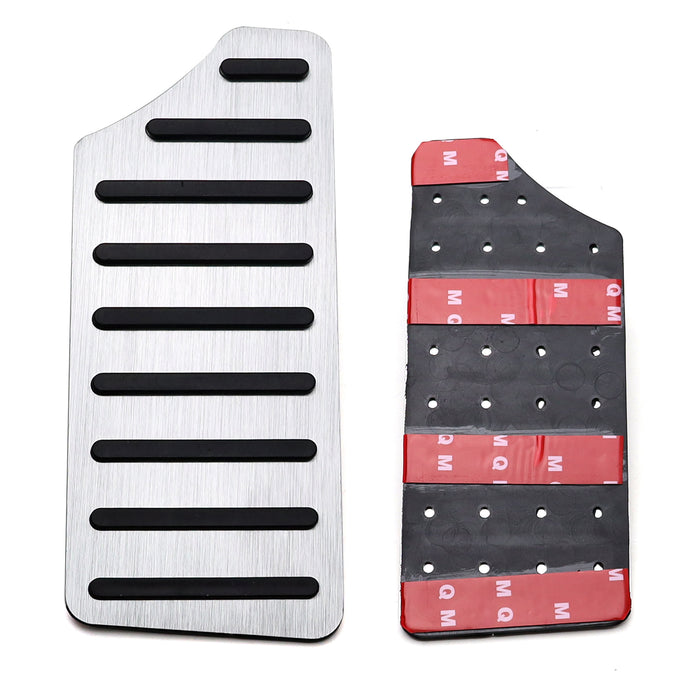 OE-Spec Track Design Silver Rest Dead Pedal Cover For Honda Civic Acura Integra