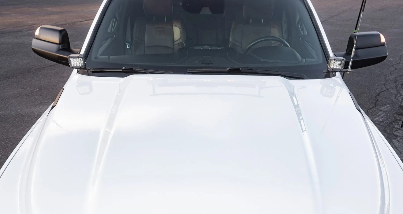 Steel Constructed Off-Road Ditch Light Bracket Mount For 2019-up RAM 1500 & TRX