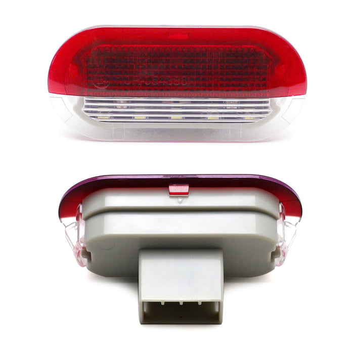 Red/Clear Lens Full LED Side Door Courtesy Lamps For VW Golf Jetta III IV Beetle
