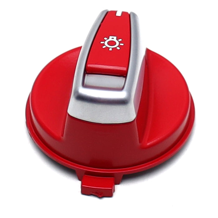M-Sport Red Headlight Turn Knob Switch Cap Replacement For BMW E90 E92 3 Series