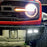 Raptor Style Dual-Pod White/Amber Switchback LED DRL For Bronco Modular Bumper