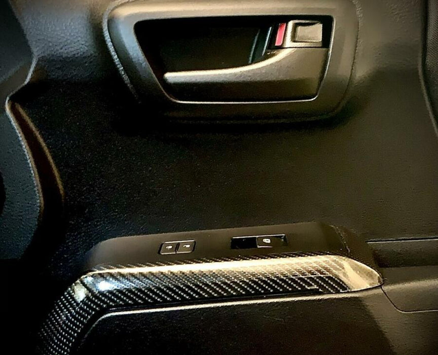 4pc Matte Black Front + Rear Side Door Handle Covers For Toyota 2016-2023 Tacoma