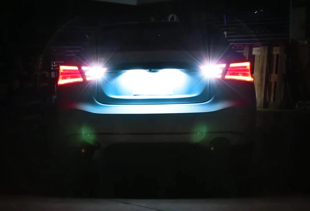 Ice Blue Full LED License Plate Light For 20-up Nissan Altima Sentra Versa Rogue