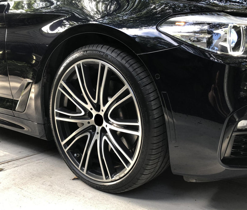 Euro Smoked Front Bumper Side Marker Reflex For BMW 2017-22 G30 530 540 550 M5