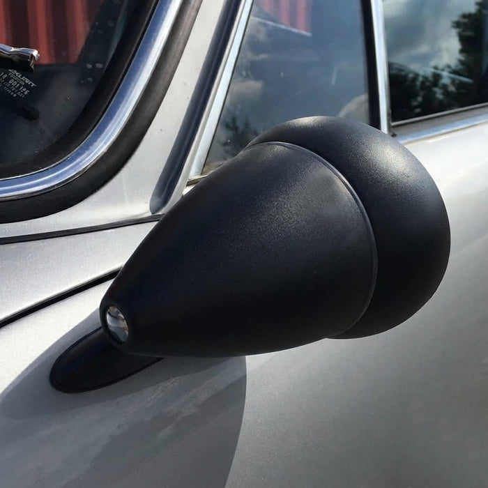 Black Retro Style Universal Vintage, Cafe Racer, JDM, Euro Car Rear View Mirror