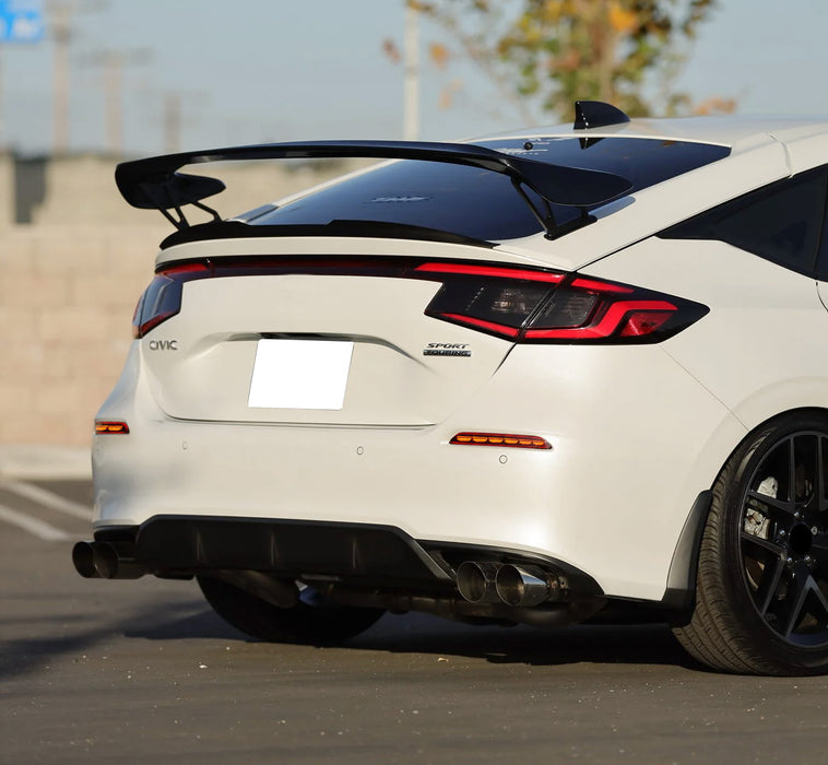 Full LED Bumper Reflector Brake/Sequential Signal Lamp For Honda 22+ Civic Hatch