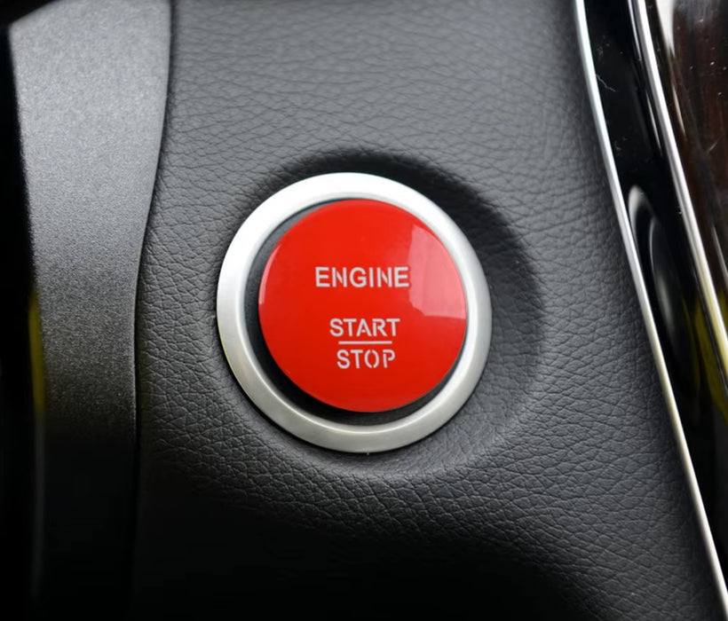 Benz Engine Button Sports Red Engine Start/Stop Push Button Replacement For Mercedes Gen1 ...