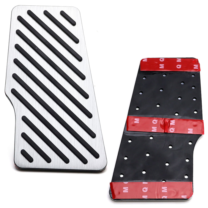 Racing Design Silver Rest Dead Pedal Cover For Toyota 18-up Camry, 19-22 Avalon