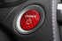 Red Real Carbon Fiber Engine Start Stop Button Cover For Toyota Lexus Hybrid EV