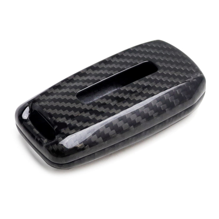 Gloss Black Genuine Carbon Fiber Key Fob Cover For 19-up RAM 1500 TRX 2500 3500