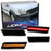 Smoked Lens Amber/Red LED Bumper Side Markers For Ford 2010-13 Transit Connect