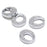 4x Oval Crystal Bling Alloy Door Lock Pin Decorative Rings For Mercedes CLA GLA