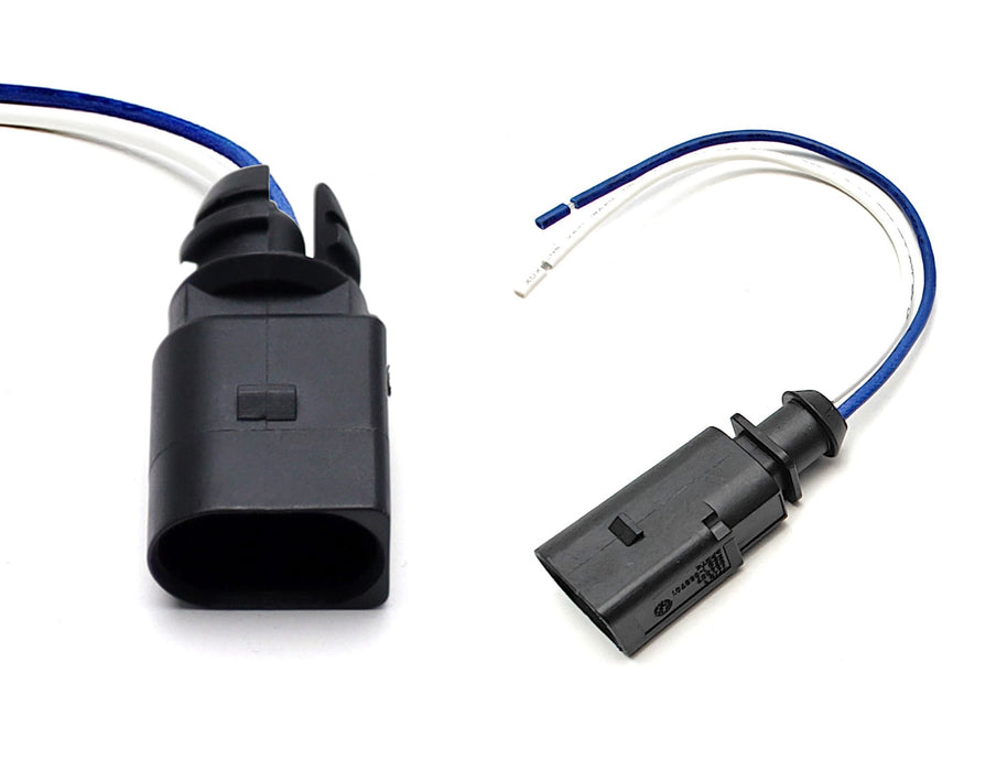 2-Pin Brake Pad Wear Indicator Sensor Pre-wired Plug Adapter For VW Audi Porsche