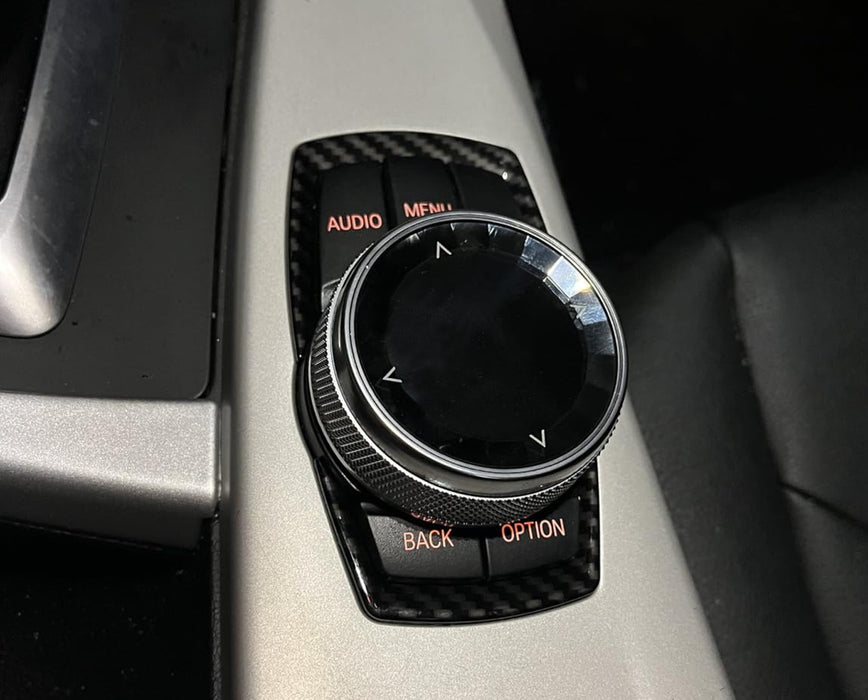 Crystal Large Knob Cover For BMW 1 2 3 4 5 7 X Multimedia iDrive 7-Button Cover