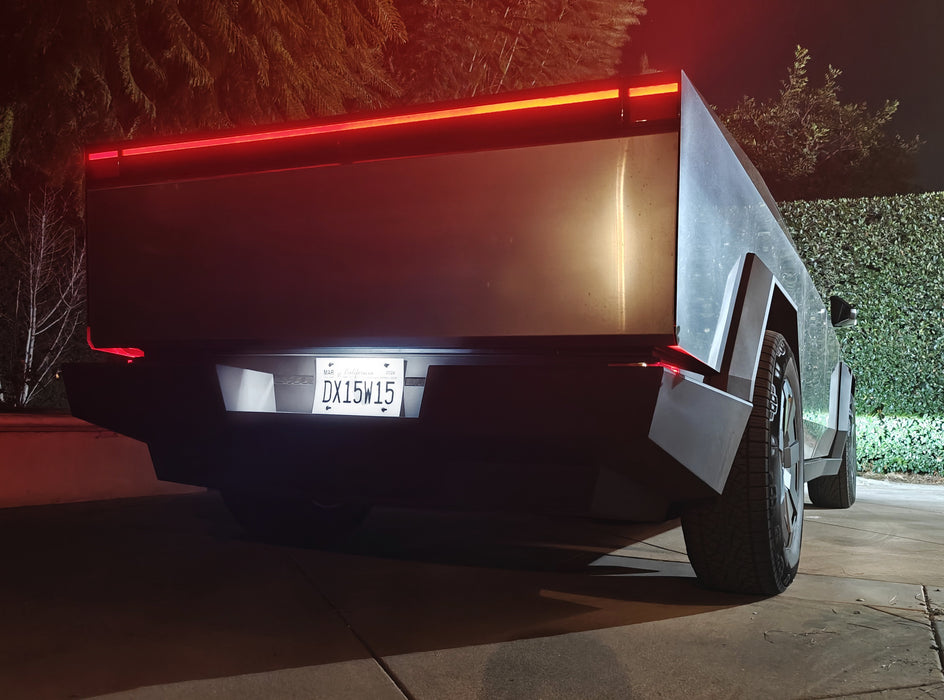 18-SMD 3x Brighter Xenon White Full LED License Plate Light For Tesla CyberTruck