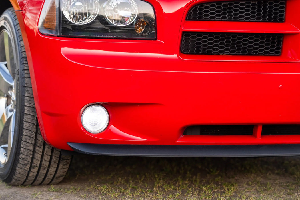 Clear Lens Fog Lamps + White LED Bulb Combo For Charger Challenger Nitro Caliber