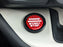 Red Real Carbon Fiber Engine Start Stop Button Trim For Ford Bronco/Bronco Sport
