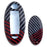 Black/Red Carbon Pattern Hard Key Cover For Nissan Infiniti Oval Shape Smart Key