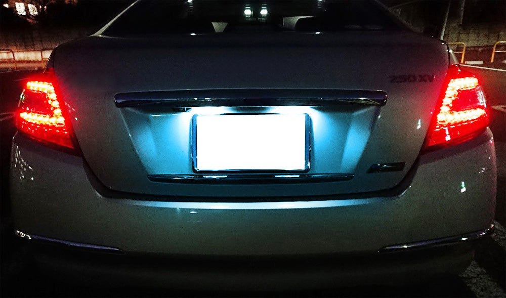 Ice Blue Full LED License Plate Light For 20-up Nissan Altima Sentra Versa Rogue