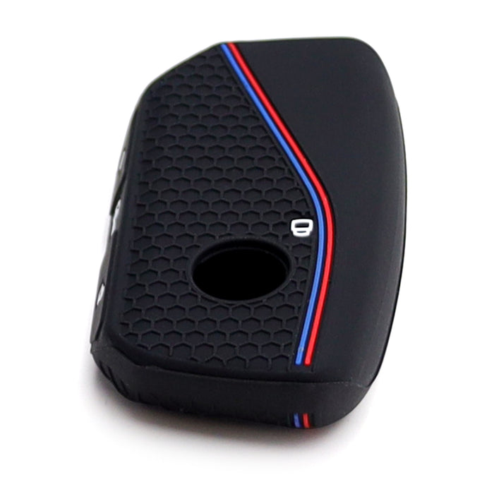 M-Sport Style Soft Silicone Cover For BMW 23+ X5 X6 X7 iX, 5 7 Series i5 Key Fob