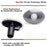 Clear/Black Inside Front Fender Side Marker Lenses For R56 R55 R57 R58 R59 MINI