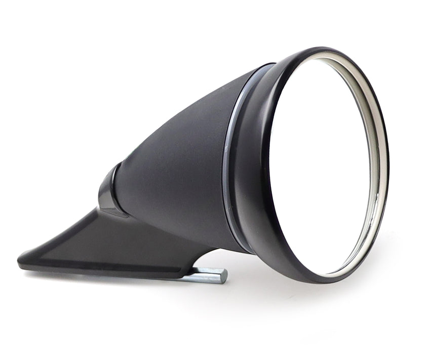 Black Retro Style Universal Vintage, Cafe Racer, JDM, Euro Car Rear View Mirror