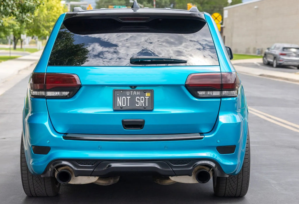 Black-Out Lens Rear Bumper Reflectors For 11-20 Jeep Grand Cherokee WK2, Compass