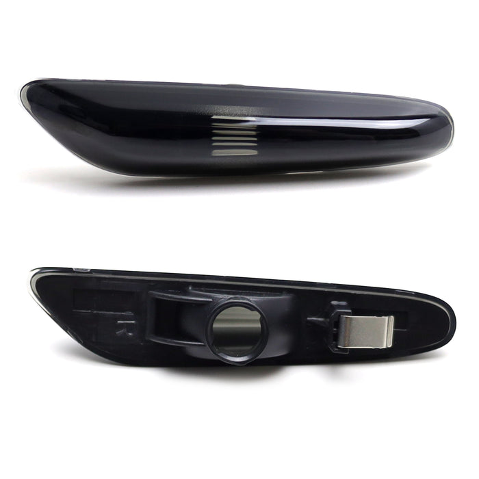 Euro Smoked Lens Front Fender Side Marker Housings For BMW 1 3 5 Series X3, etc