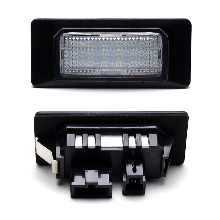 Aqua Ice Blue Error Free LED License Plate Lamps For Audi A6 A7 VW Jetta Passat