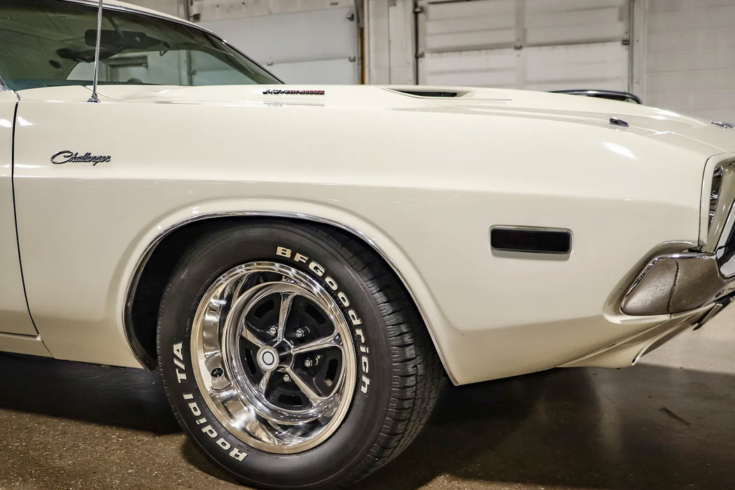 Smoke White LED Front Side Marker Lights For Dodge 70s Charger Challenger & More