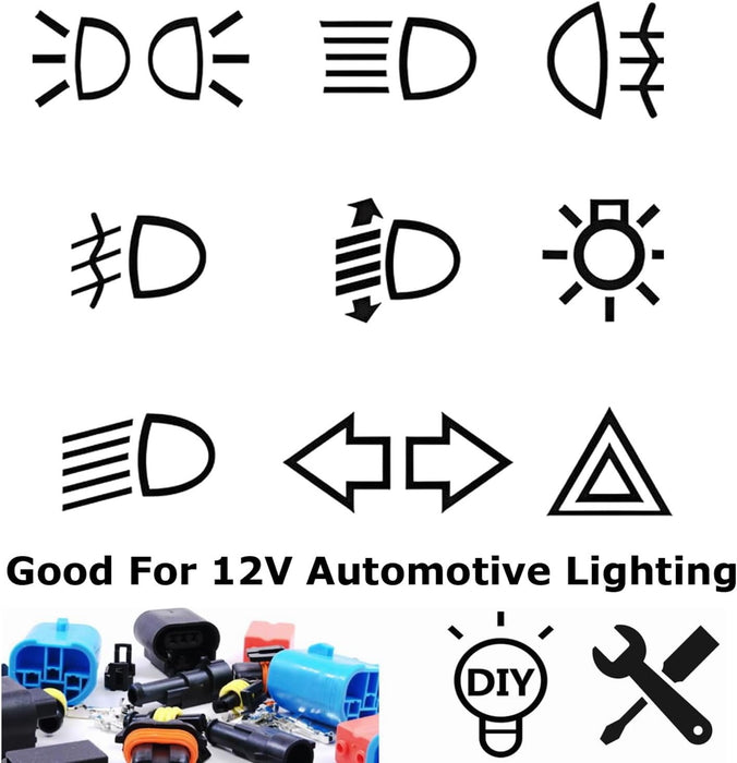 Parking & Turn Signal Socket Adapter Harness For Toyota 2006-09 4Runner Headlamp