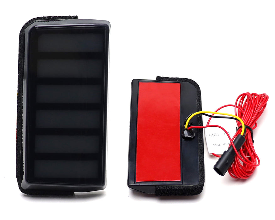 Smoked Lens Side Mirror White/Amber LED Blinker Lights For Toyota LC250 Lexus GX