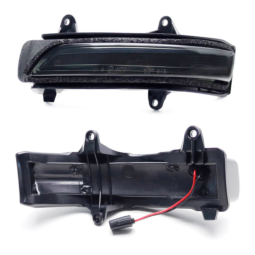 Smoke Lens Full LED Sequential Side Mirror Light For Toyota 2013-21 Land Cruiser