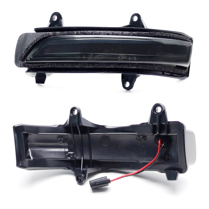 Smoke Lens Full LED Sequential Side Mirror Light For Toyota 2013-21 Land Cruiser
