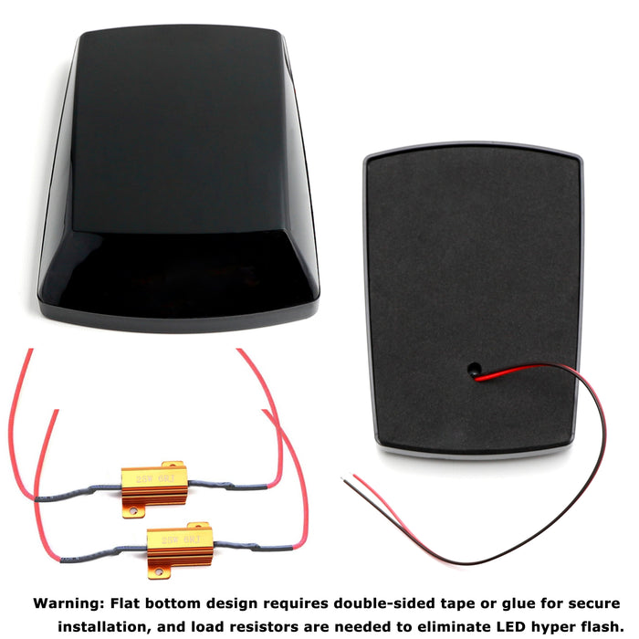 Smoked Add-On Mansory Style Amber LED Turn Signal Indicators For MB W463 G-Class