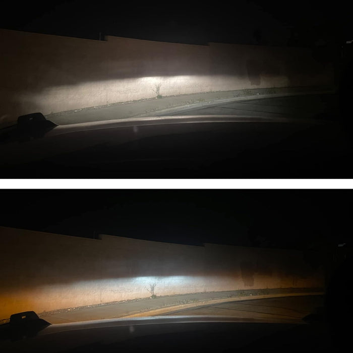 Raptor Style Dual-Pod White/Amber Switchback LED DRL For Bronco Modular Bumper