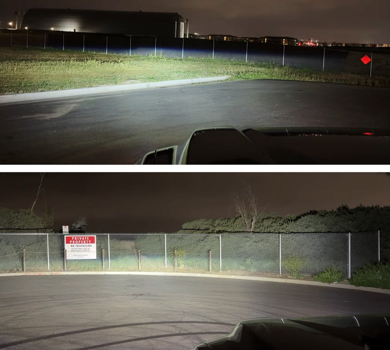 White LED Fog Pocket Light Kit For Toyota 22+ Tundra/Sequoia, 24+ Tacoma/4Runner