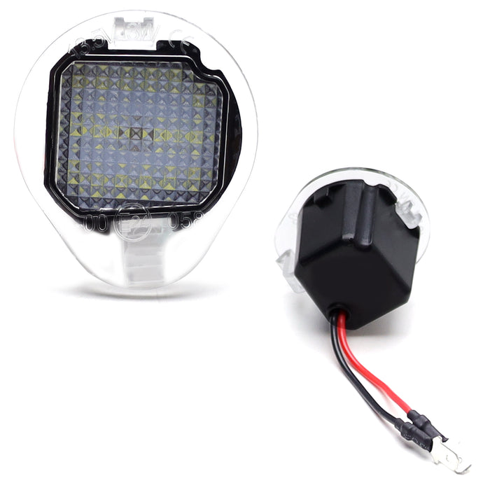 Xenon White 18-SMD Full LED Under Mirror Lights For Jeep 2014-2023 Cherokee KL