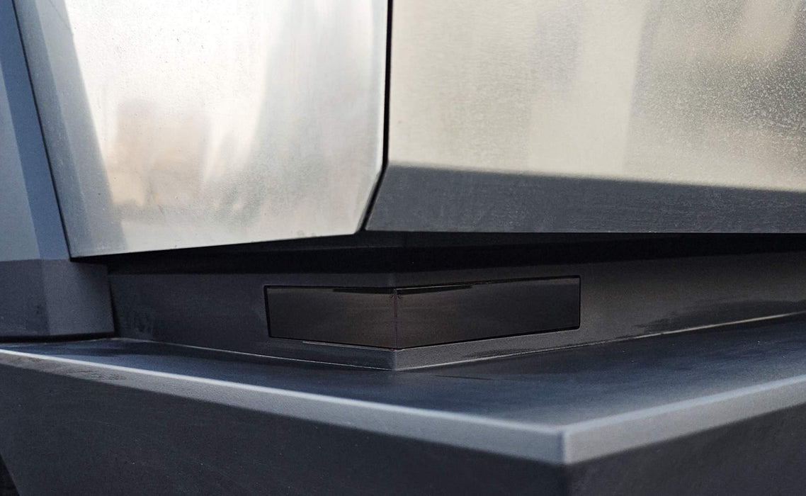 4x Exact Fit Rear Side Marker & Bumper Reflector Black-Out Covers For CyberTruck