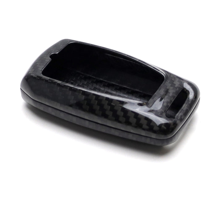 Gloss Black Genuine Carbon Fiber Key Fob Cover For 19-up RAM 1500 TRX 2500 3500