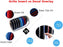 Sweden Flag Color Grille Decoration Insert Trims For 2021-up Facelift Volvo XC60