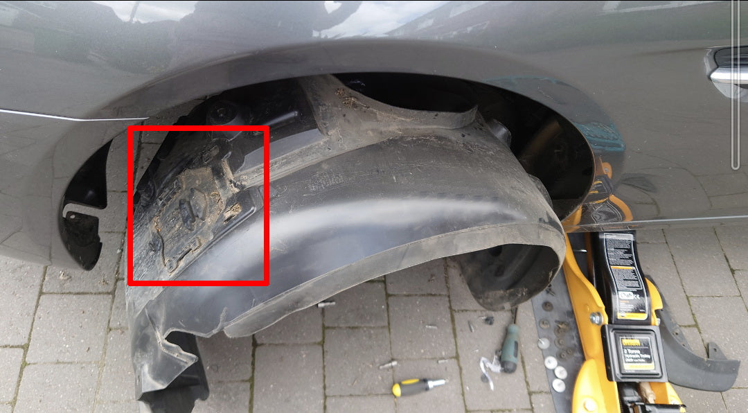 (2) OE-Spec Wheel Well Cover Caps For Mercedes GLA SLK Class Headlamp Fog Access