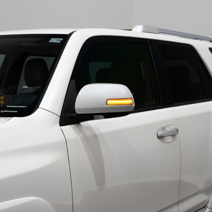 Smoke Lens Full LED Sequential Blink Side Mirror Lights For 2010-13 4Runner, etc